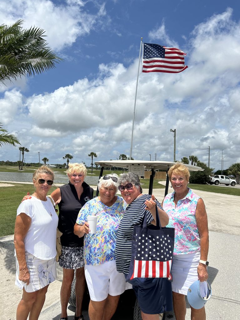 The Cove of Rotonda Golf Center American flag 